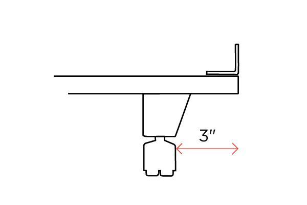 Heavy Duty Roller Queen/King Bed Frame