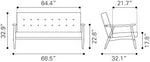 Paxton Sofa- White