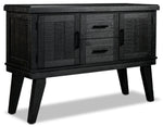Imari Dining Server - Black and Grey