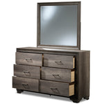 Sophie 6- Piece Full bedroom - Weathered Grey