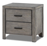 Copeland 6-Piece King Storage Bedroom Set- Wire-Brushed Grey