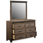 Rossco Mirror - Rustic Oak