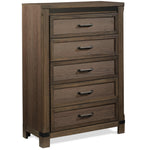 Rossco 5 Drawer Chest - Rustic Oak