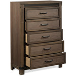 Rossco 5 Drawer Chest - Rustic Oak