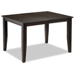 Holland 5- Piece Dining set- Dark oak with Wire - Brushed Finish