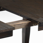 Holland 5- Piece Dining set- Dark oak with Wire - Brushed Finish