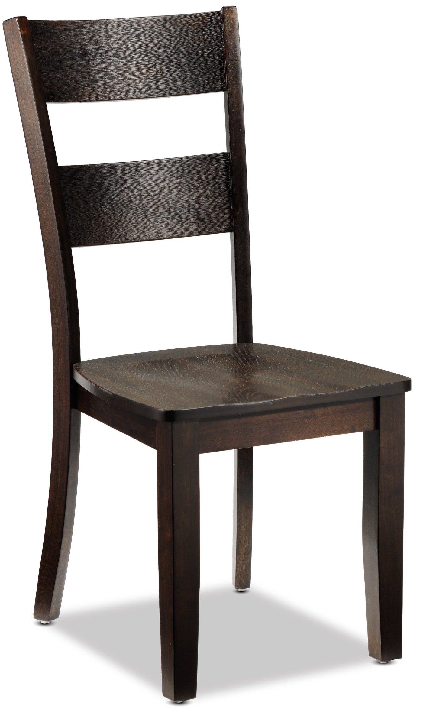 Holland 5- Piece Dining set- Dark oak with Wire - Brushed Finish
