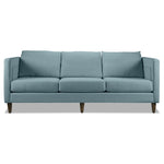 Amelia Sofa, Loveseat and Chair Set - Turquoise