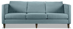 Amelia Sofa and Loveseat Set - Turquoise