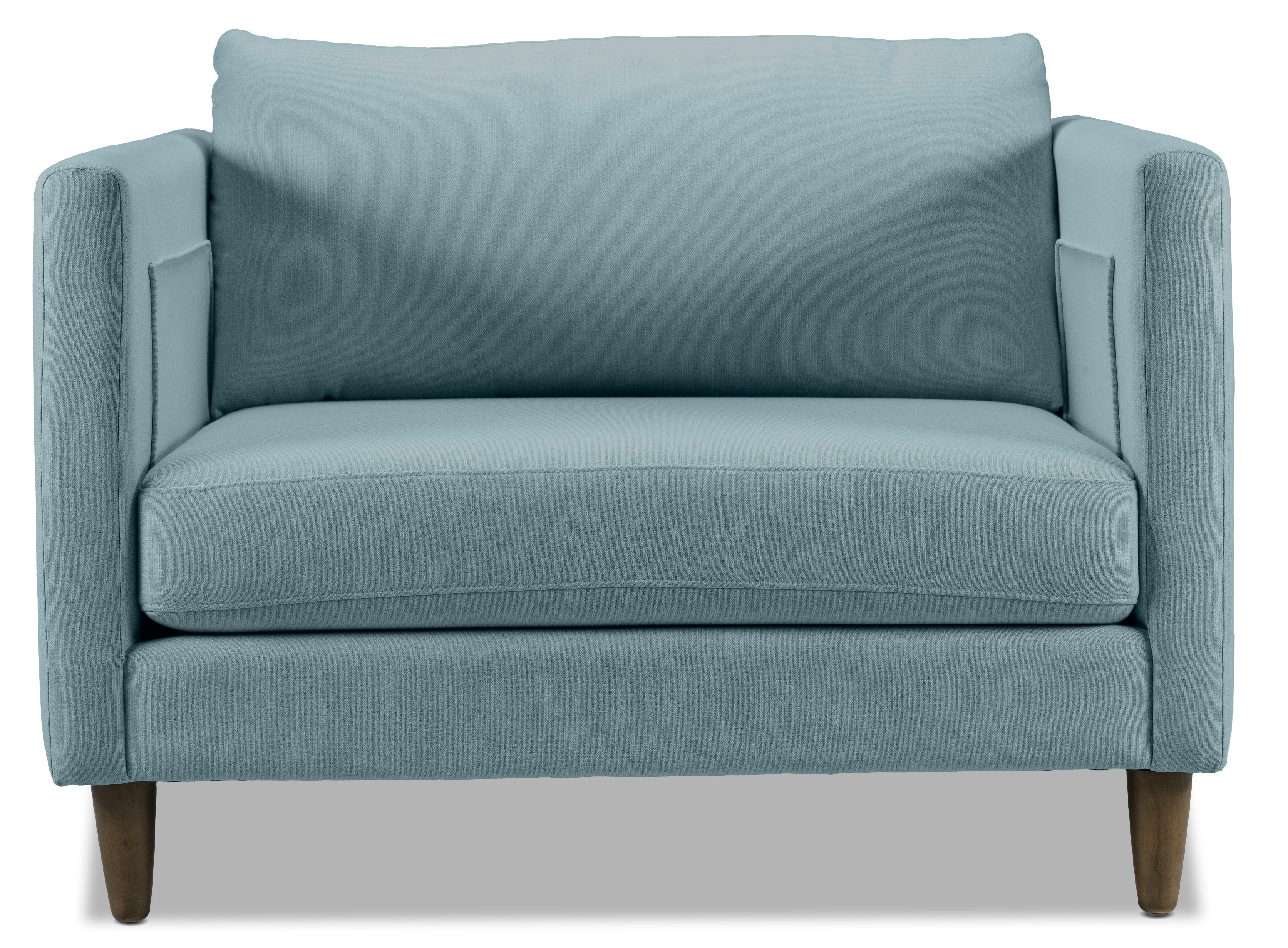 Amelia Sofa, Loveseat and Chair Set - Turquoise