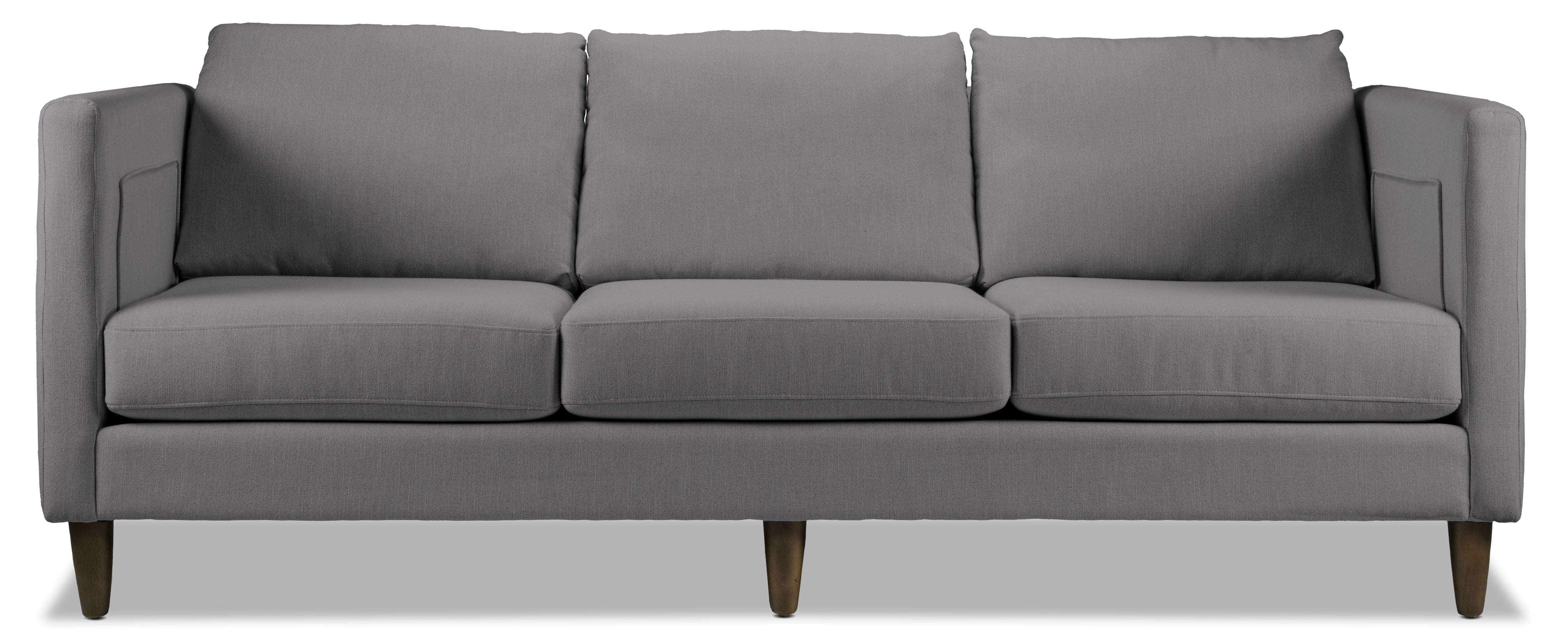Amelia Sofa and Chair Set - Charcoal