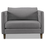 Amelia Sofa, Loveseat and Chair Set - Charcoal