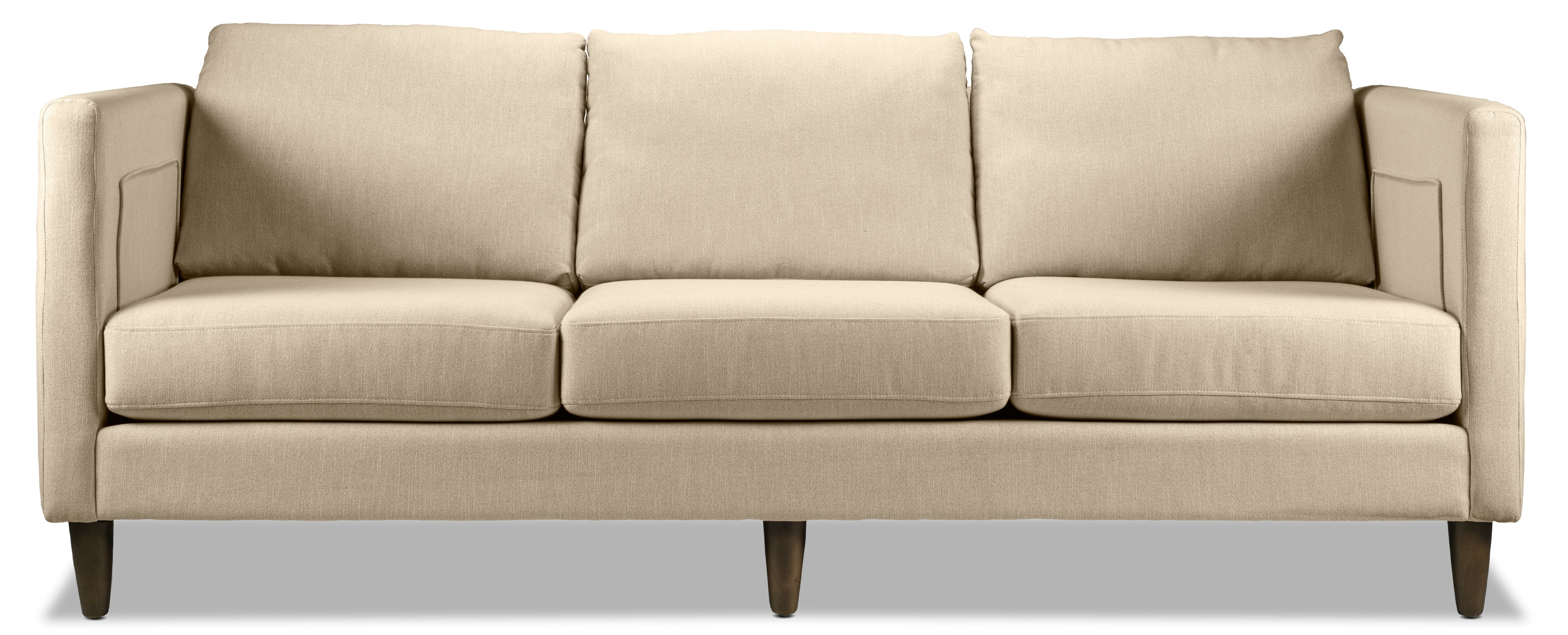 Amelia Sofa, Loveseat and Chair Set - Beige
