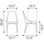 La Paz Dining Chair - Beige- Set Of 2