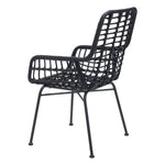Erwood Outdoor Dining Arm Chair - Black - Set of 2