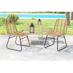 Joussard Outdoor Dining Chair - Set of 2 - Natural/Black