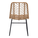 Joussard Outdoor Dining Chair - Set of 2 - Natural/Black