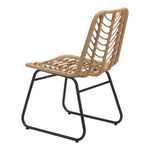Joussard Outdoor Dining Chair - Set of 2 - Natural/Black