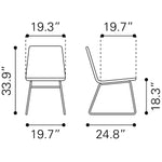 Joussard Outdoor Dining Chair - Set of 2 - Black