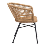 Wellwyn Outdoor Dining Arm Chair - Natural/Black - Set of 2