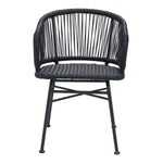 Wellwyn Outdoor Dining Arm Chair - Black - Set of 2