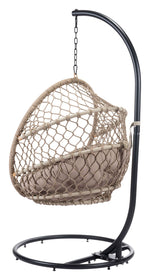 Kemnay Outdoor Hanging Chair - Natural/Black