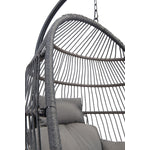 Belbutte Outdoor Hanging Chair - Grey/Black