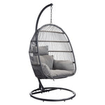 Belbutte Outdoor Hanging Chair - Grey/Black