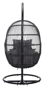 Belbutte Outdoor Hanging Chair - Grey/Black