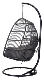 Belbutte Outdoor Hanging Chair - Grey/Black