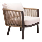 Nokomis Outdoor Accent Chair - Set of 2 - Beige/Natural