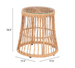 Venlaw Outdoor End Table - Natural