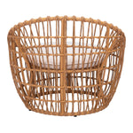 Zoria Outdoor Papasan Chair - Beige/Natural