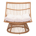 Wrox Outdoor Papasan Chair - Beige/Natural