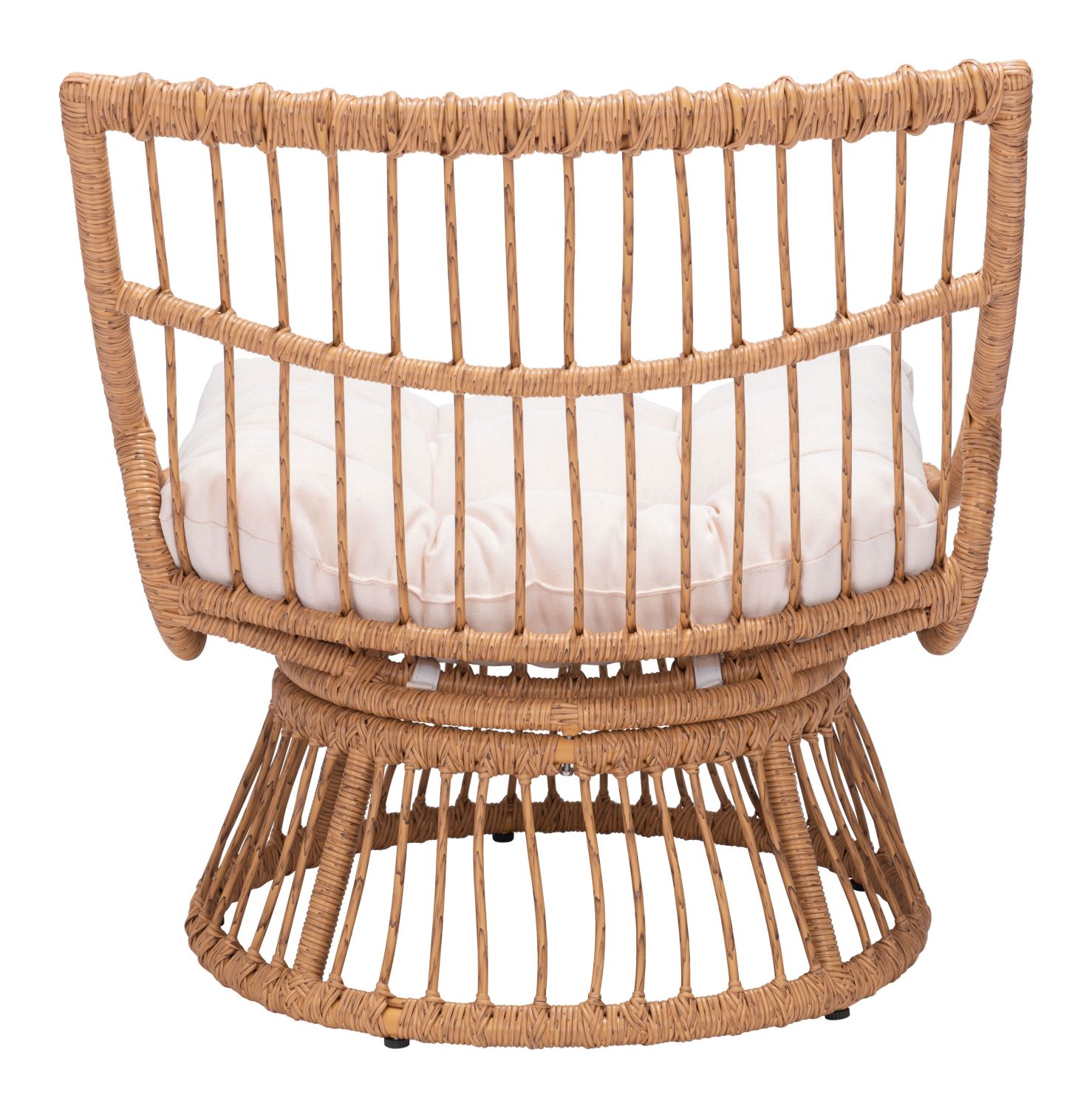 Wrox Outdoor Papasan Chair - Beige/Natural
