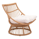 Wrox Outdoor Papasan Chair - Beige/Natural