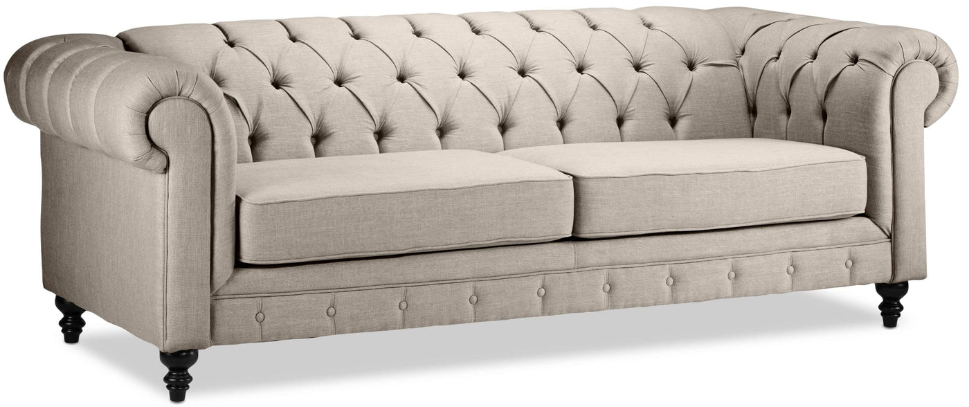 Derbyshire Sofa and Chair and a Half Set - Taupe