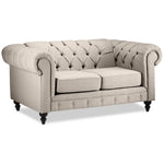 Derbyshire Sofa and Loveseat Set - Taupe