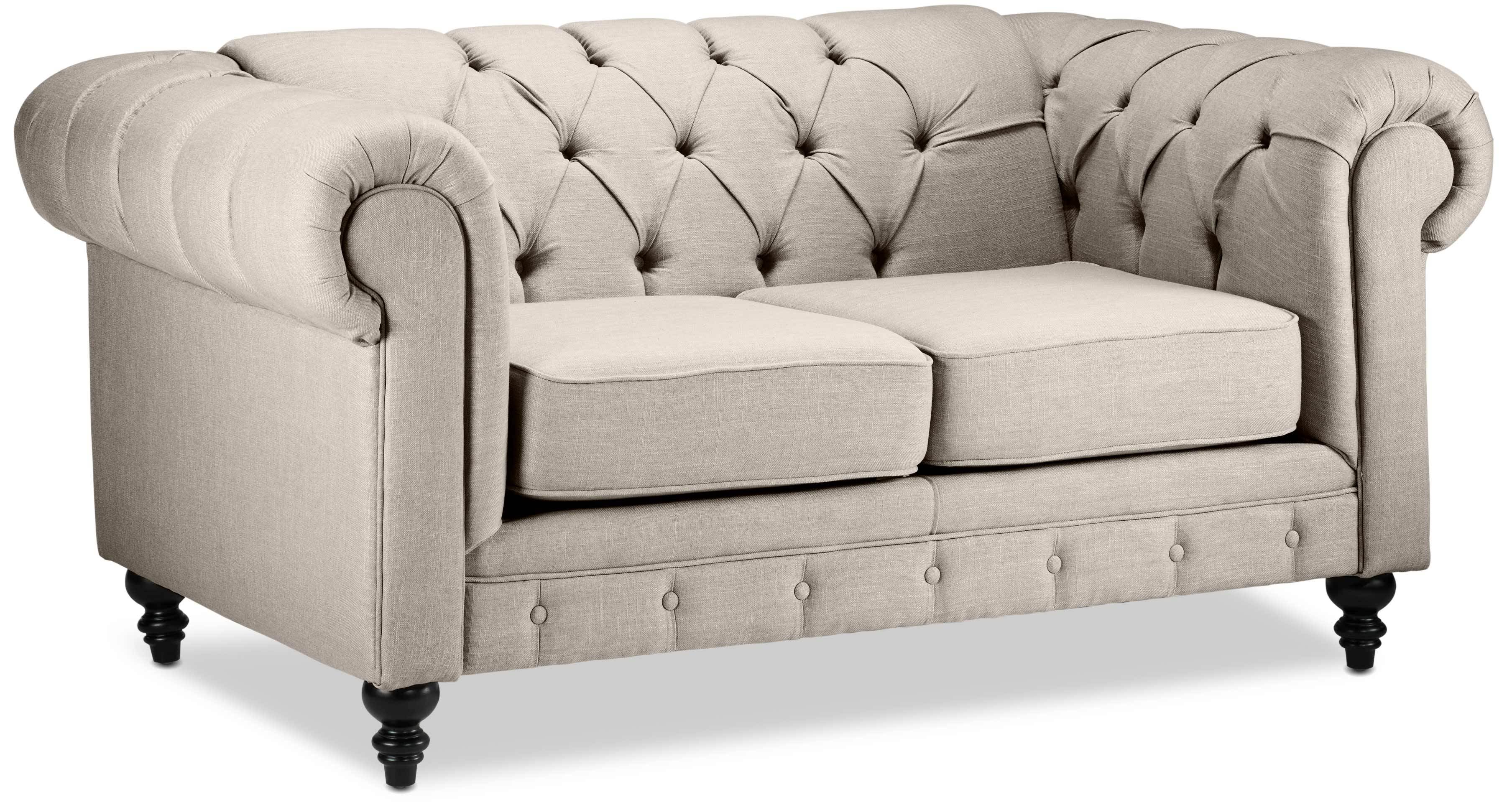 Derbyshire Sofa and Loveseat Set - Taupe