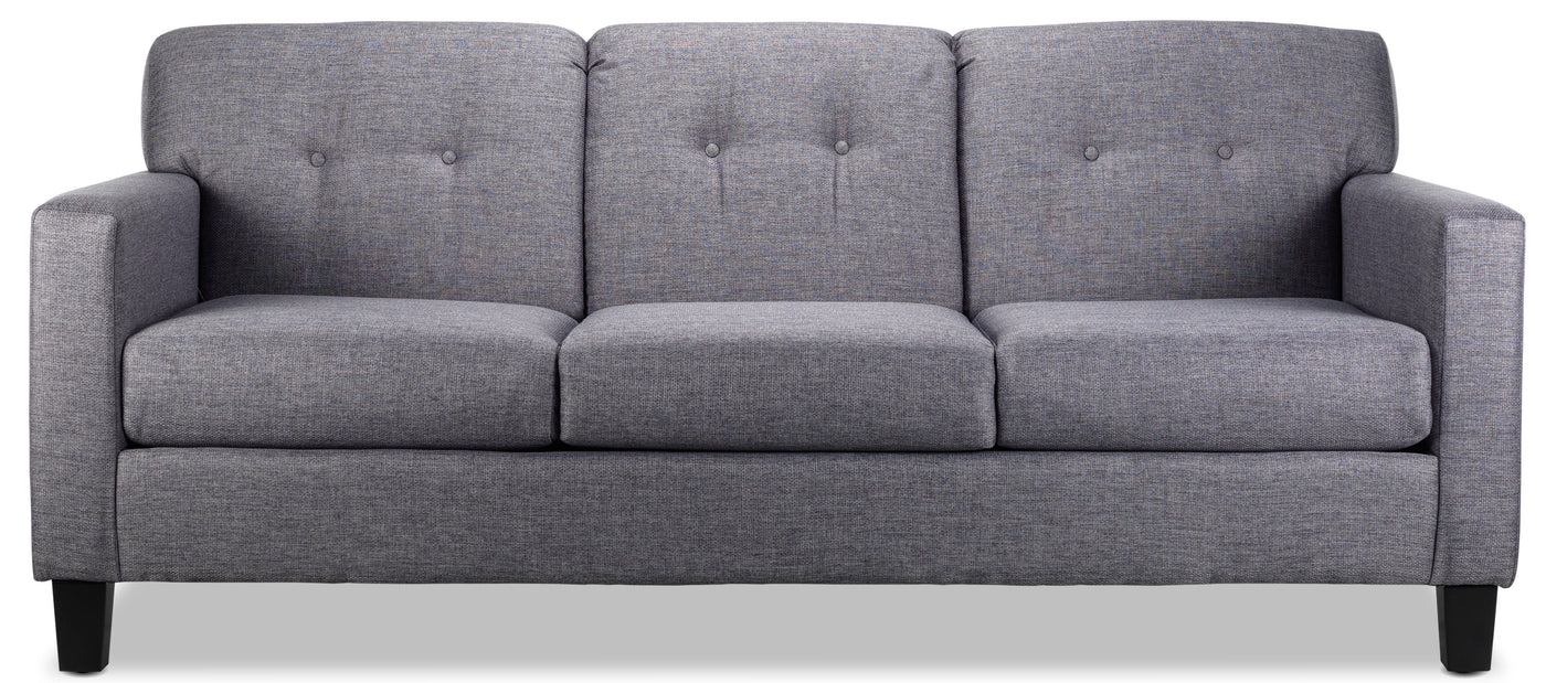 Merlin Sofa and Loveseat Set - Grey