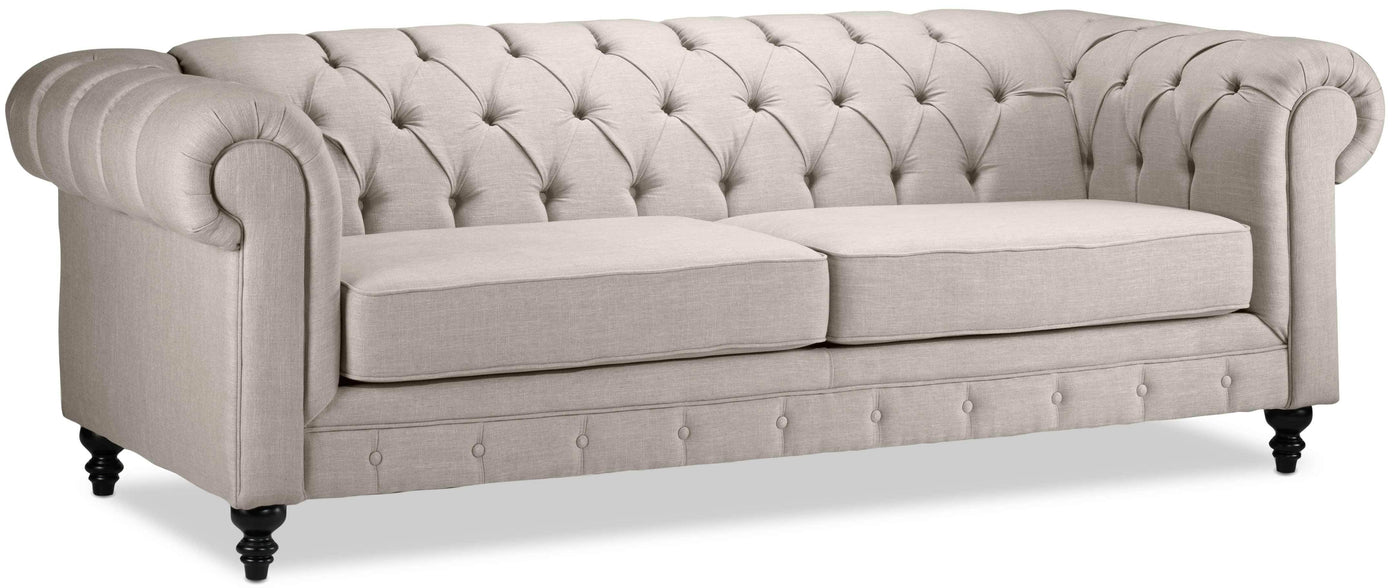 Derbyshire Sofa, Loveseat and Chair and a Half Set - Wheat
