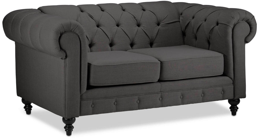 Derbyshire Loveseat - Dark Grey
