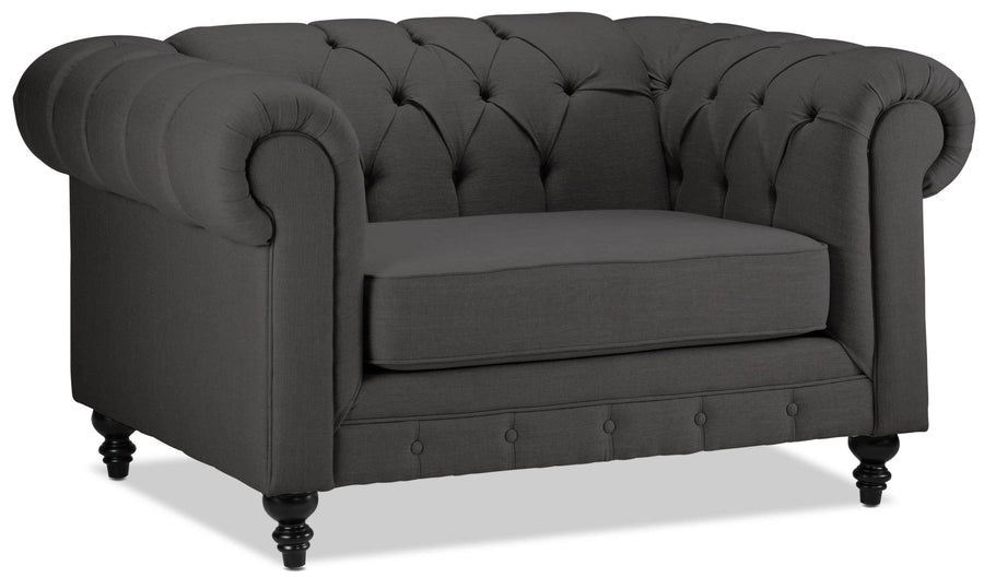 Derbyshire Chair and a Half - Dark Grey
