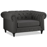 Derbyshire Sofa and Chair and a Half Set - Dark Grey
