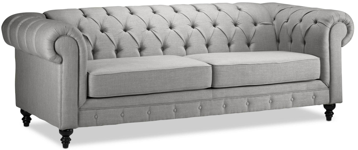 Derbyshire Sofa and Loveseat Set - Grey