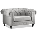 Derbyshire Sofa and Chair and a Half Set - Grey