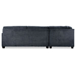 Anatasia 2-Piece Sectional with Left-Facing Chaise - Navy