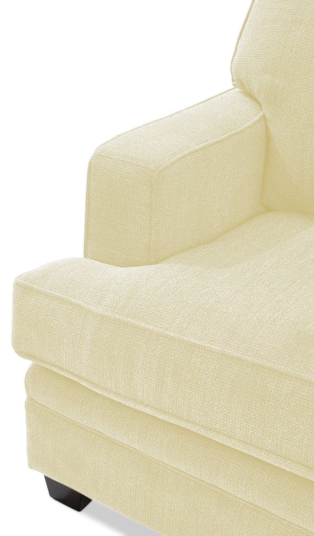 Anatasia 2-Piece Sectional with Right-Facing Chaise - Ivory