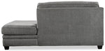 Anatasia 2-Piece Sectional with Right-Facing Chaise - Charcoal