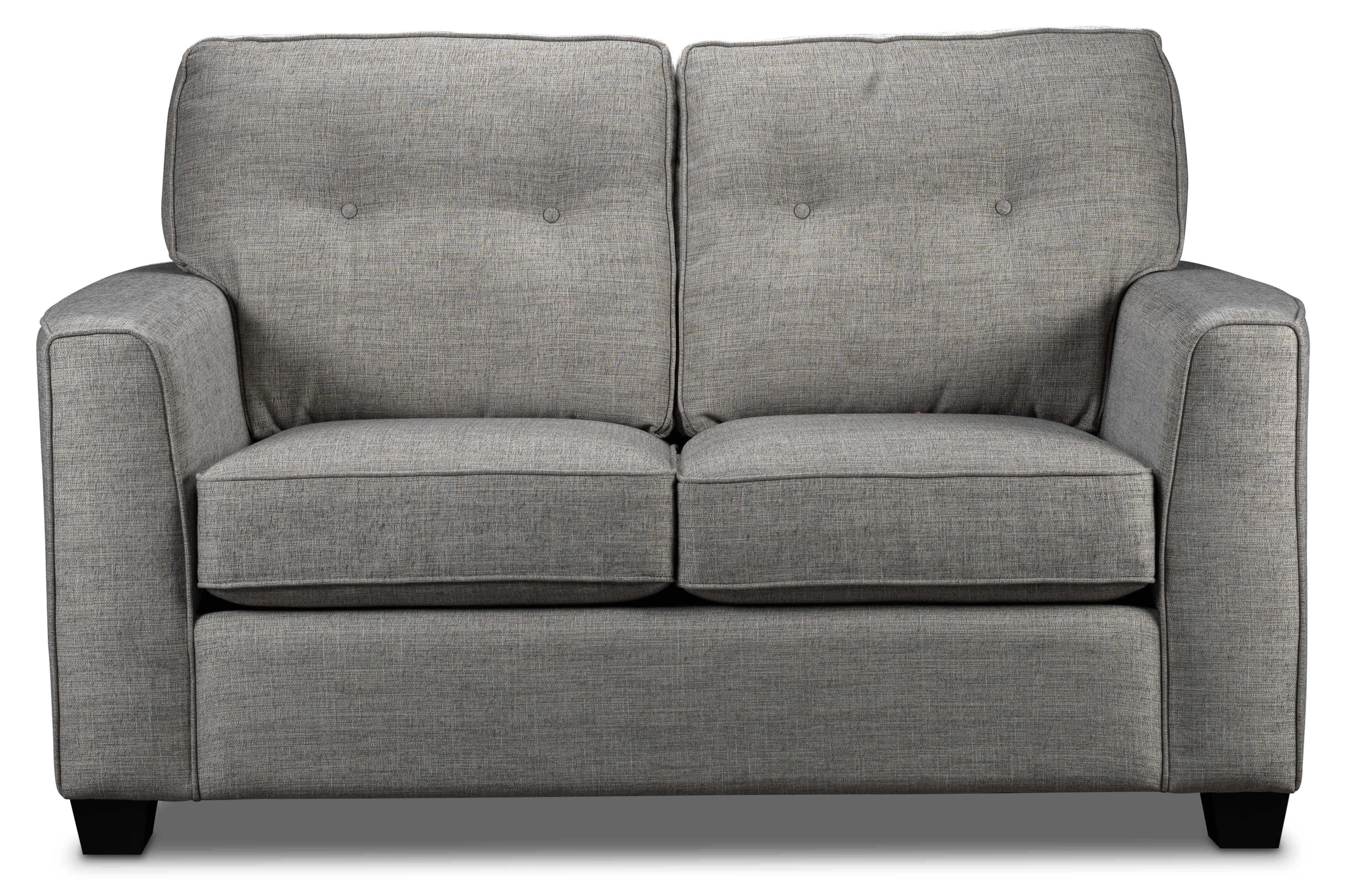 Athabasca Sofa and Loveseat Set - Grey